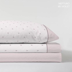 Juego de Sábanas Neptuno Violet Ice 100% Algodón Serena Cotton Luxe