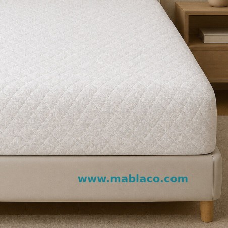 Lateral Protector Acolchado Rizo Algodón Soria 1  Royal Fabricado con medidas personalizadas