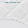 Volante todo engomado Protector Colchón Acolchado Soria 1 laterales impermeables Fabricada A medida