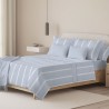 Sábanas Microlina Hermes Azul 100% poliéster microfibra Belnou
