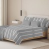 Juego de Sábanas Microlina Hermes Gris Serena