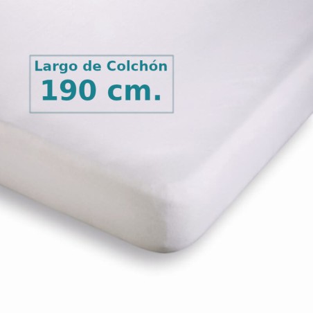 Bajera Respira Impermeable Transpirable 100% Algodón para Largo de Colchón 190 cm