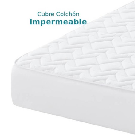Detalles Cubrecolchón Nube Impermable Belnou para Largos de 200 cm