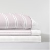 Juego sábanas cama Leonardo Violet Ice bajera encimera y funda de almohada