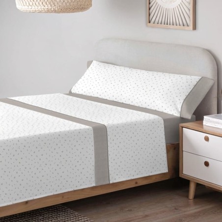 Juego de Sábanas Zada Beige 100% Algodón Serena Cotton Luxe
