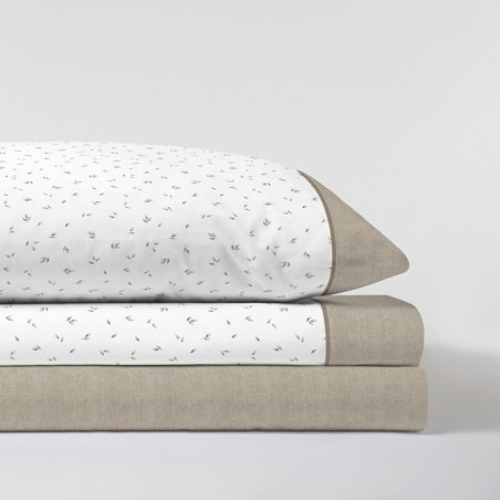 Juego de Sábanas Zada Beige 100% Algodón Serena Cotton Luxe