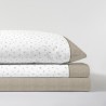 Juego de Sábanas Zada Beige 100% Algodón Serena Cotton Luxe