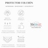 Características Protector Forma H Gemelar Colchón Rizo Algodón Impermeable transpirable Largo 190 cm Alto hasta 25 cm