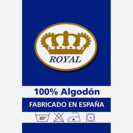Instrucciones Lavado Sábana Encimera Blanca 100% Algodón 300 hilos Royal largo 290 cm para colchones de 220 cm.