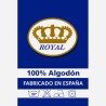 Instrucciones Lavado Sábana Encimera Blanca 100% Algodón 300 hilos Royal largo 290 cm para colchones de 220 cm.
