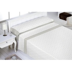 Juego de sábanas Azteca Beige 100% Algodón