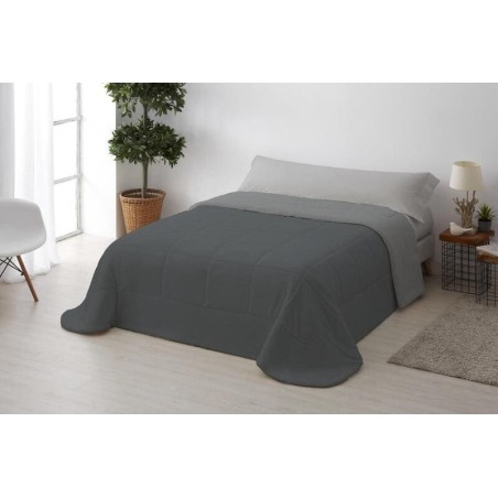 Edredón Comforter Gris Sedalina reverso Borreguillo Sherpa Paduana