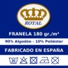 Instrucciones de lavado de la sábana bajera de franela largo 190 cm y altura 35 cm