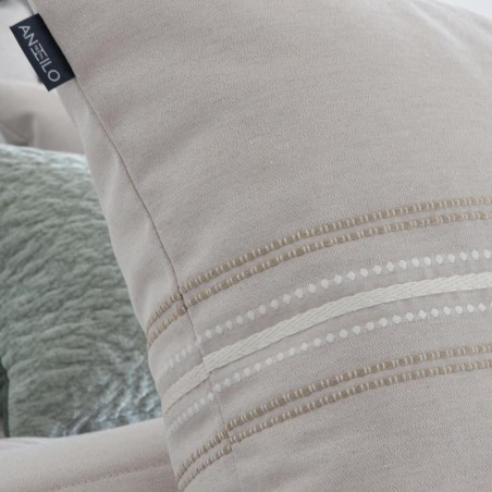 Colcha Bouti Jacquard Alvin Beige Fundeco