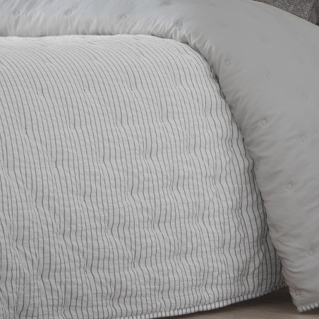 Colcha Bouti Reversible Royal Gris Fundeco