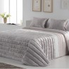 Colcha Bouti Jacquard Terciopelo Boston Beige Fundeco