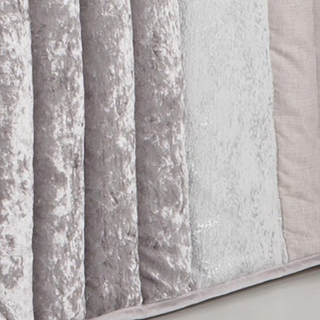 Detalle del tejido de la Colcha Bouti Jacquard Terciopelo Boston Beige Fundeco