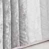 Detalle del tejido de la Colcha Bouti Jacquard Terciopelo Boston Gris Fundeco