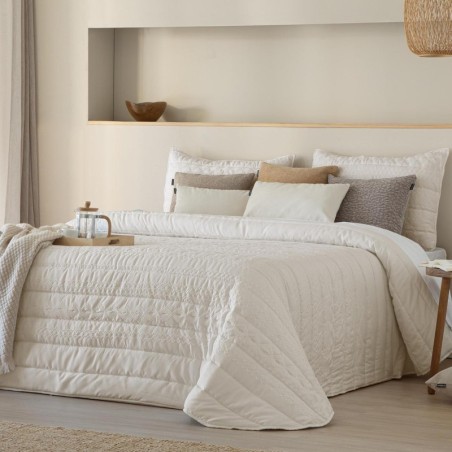 Colcha Bouti Bordada Sophie Beige Fundeco