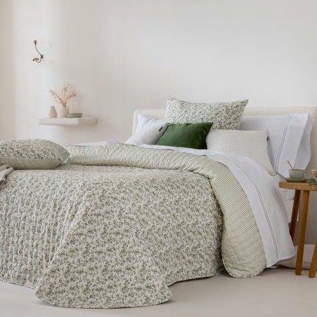 Colcha Bouti Estampada Lora Verde Fundeco