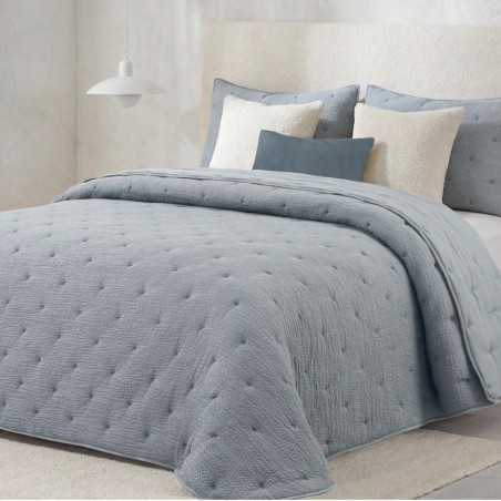 Edredón Comforter Bordado Britanie Azul Fundeco