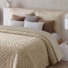 Edredón Comforter Terciopelo Rabbit Cleo Beig Fundeco