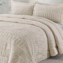 Edredón Comforter Reverso Sedalina Risco Beig Fundeco