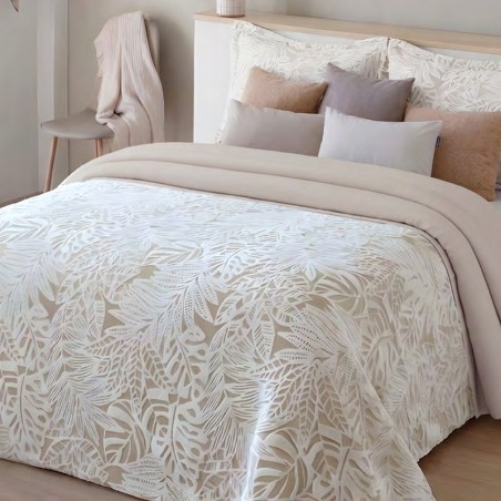 Edredón Comforter Reverso Sherpa Senda Beig Fundeco