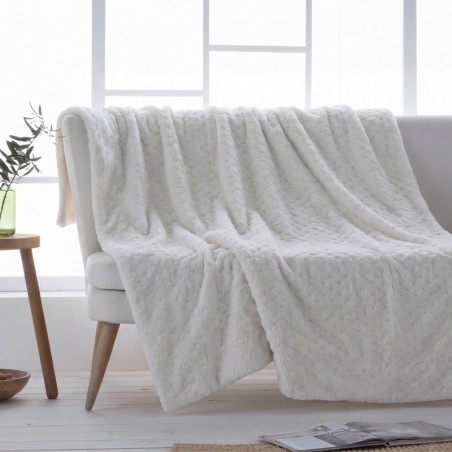 Plaid con Borreguillo Sherpa Leonard Natural Antilo
