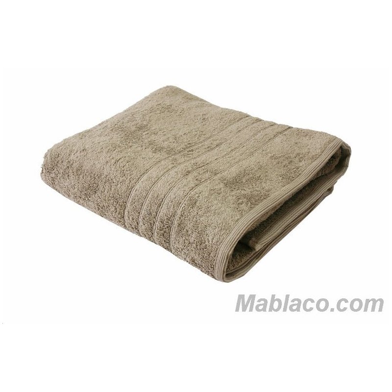 Toalla baño algodón egipcio gris 70x140