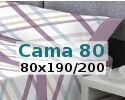 Sábanas Cama 80 cm.