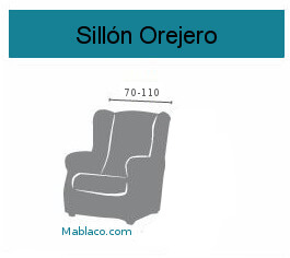 Medida Sillón Orejero Danubio