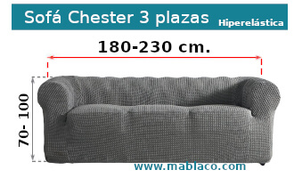 Funda Sofá Chester 3 plazas