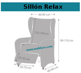 Medida Funda Sillón Relax Roc