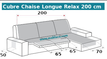Cubre Chaise Longue Relax 200 cm
