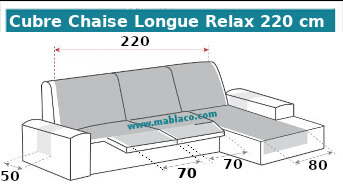 Cubre Chaise Longue Relax 220 cm