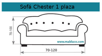 Funda Sofá Chester 1 plaza
