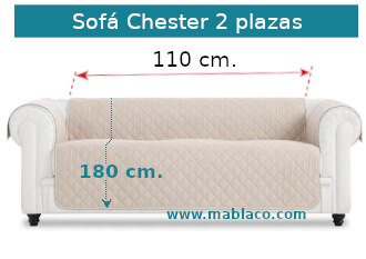 Funda Sofá Chester 2 plazas