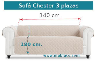 Funda Sofá Chester 3 plazas