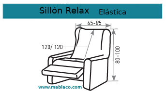 Funda sillón Relax Completo Teide - DECO FUNDAS