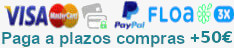 Métodos de pago: Visa, MasterCard, PayPal, etc.
